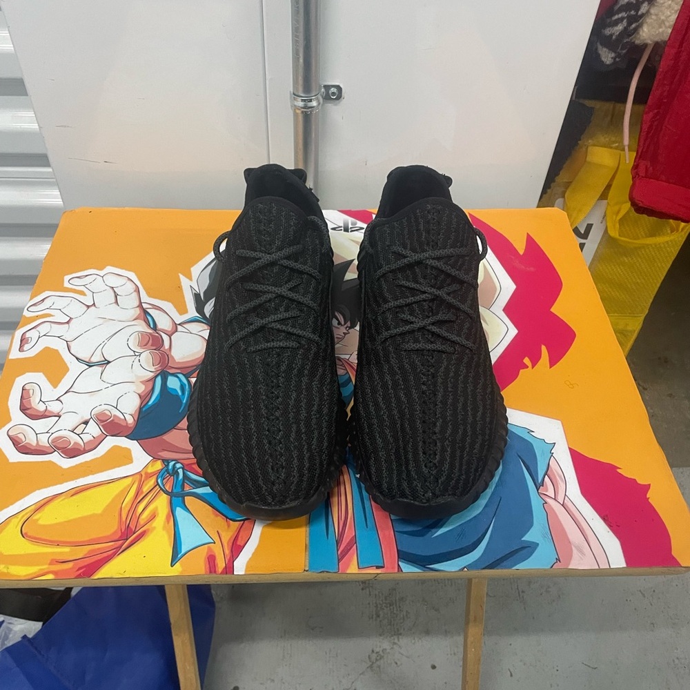 Black Knit Sneakers